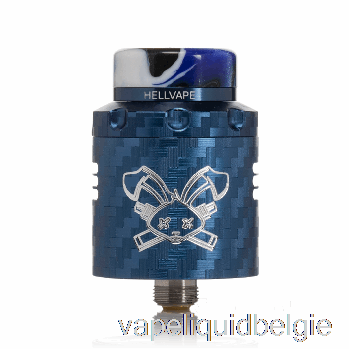 Vape Vloeistof Hellvape Dead Konijn V3 24mm Rda Blauwe Koolstofvezel